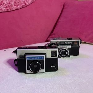 Kodak and bell & Howell film cameras